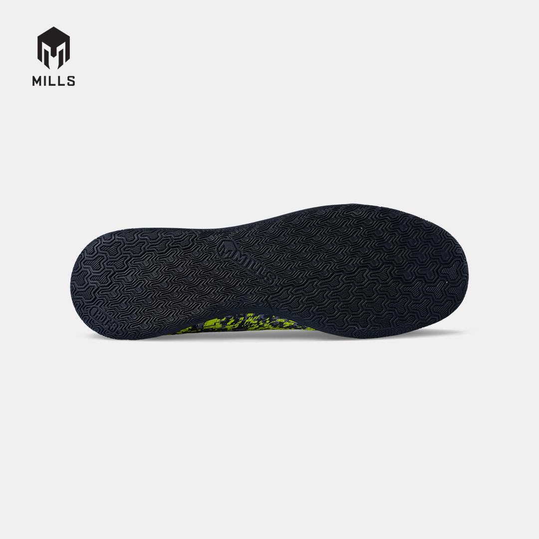 MILLS SEPATU SEPAKBOLA GLADION IN DK.GREY/BLACK/FLASH.YELLOW 9404208