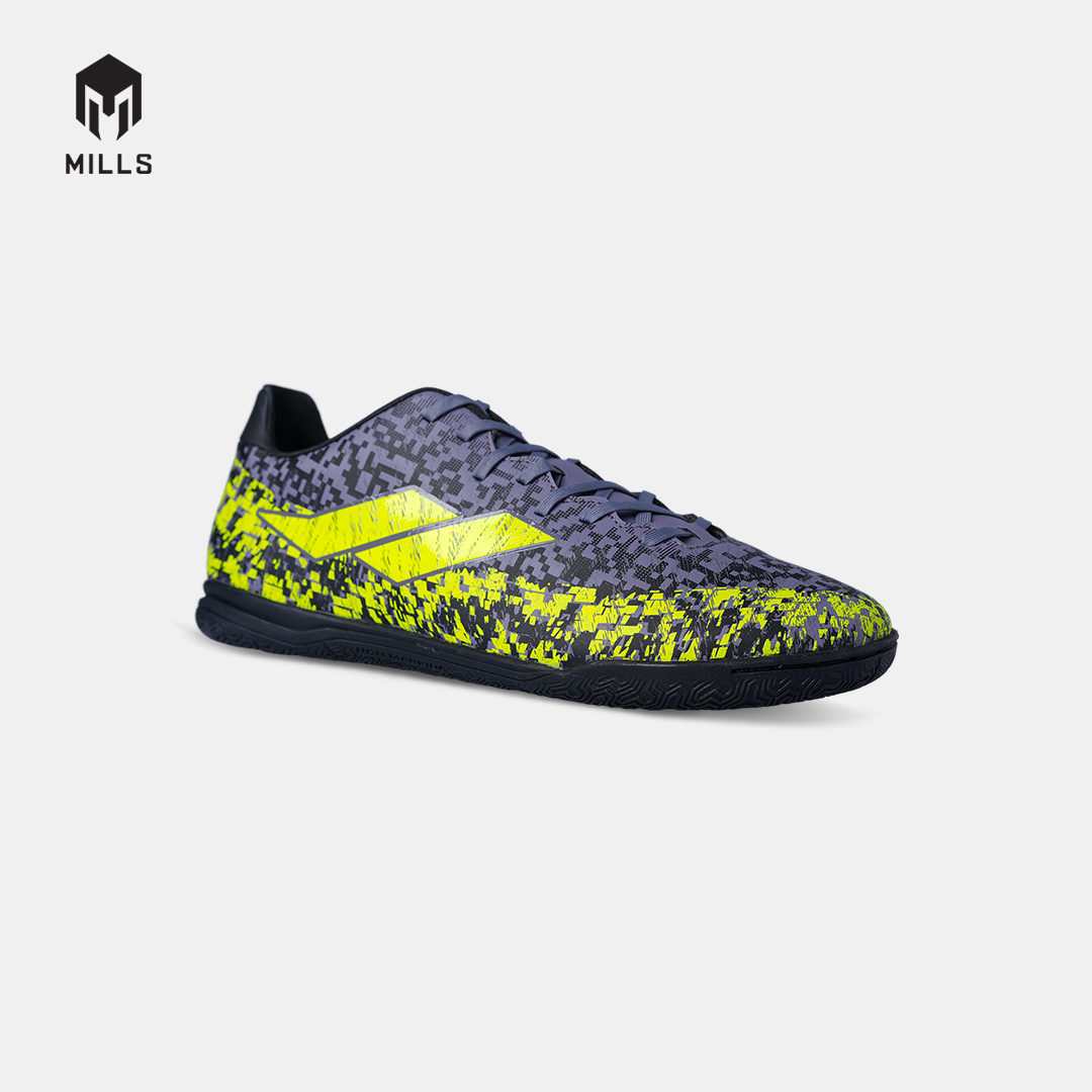 MILLS SEPATU SEPAKBOLA GLADION IN DK.GREY/BLACK/FLASH.YELLOW 9404208