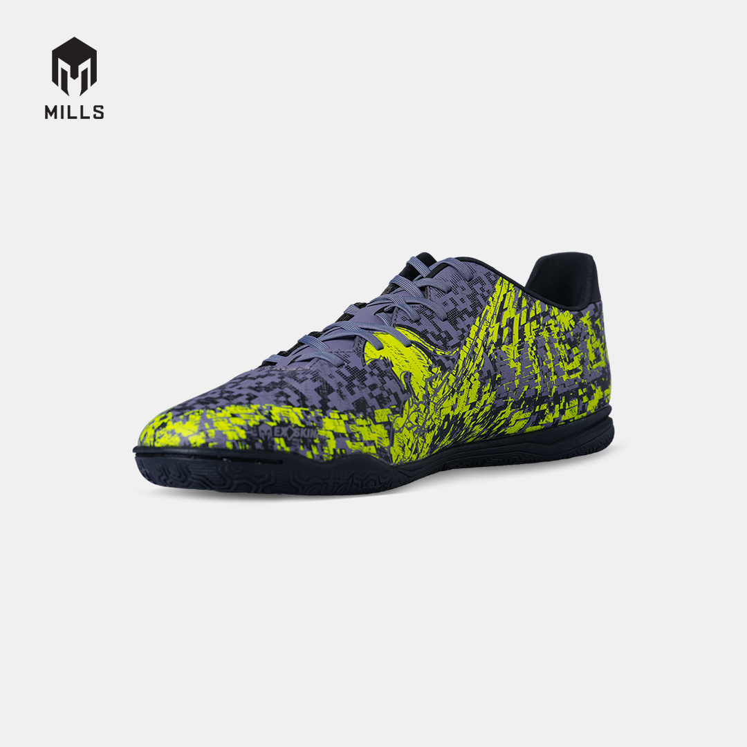 MILLS SEPATU SEPAKBOLA GLADION IN DK.GREY/BLACK/FLASH.YELLOW 9404208