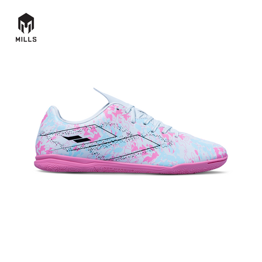 MILLS SEPATU FUTSAL RIYU IN WHITE/COOL.BLUE/BEGONIA.PINK  9404403