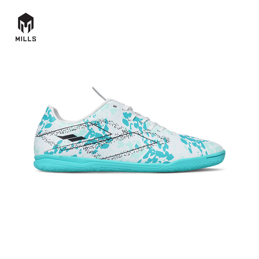 MILLS SEPATU FUTSAL RIYU IN WHITE/MINT.TURQUOISE/BLACK 9404404