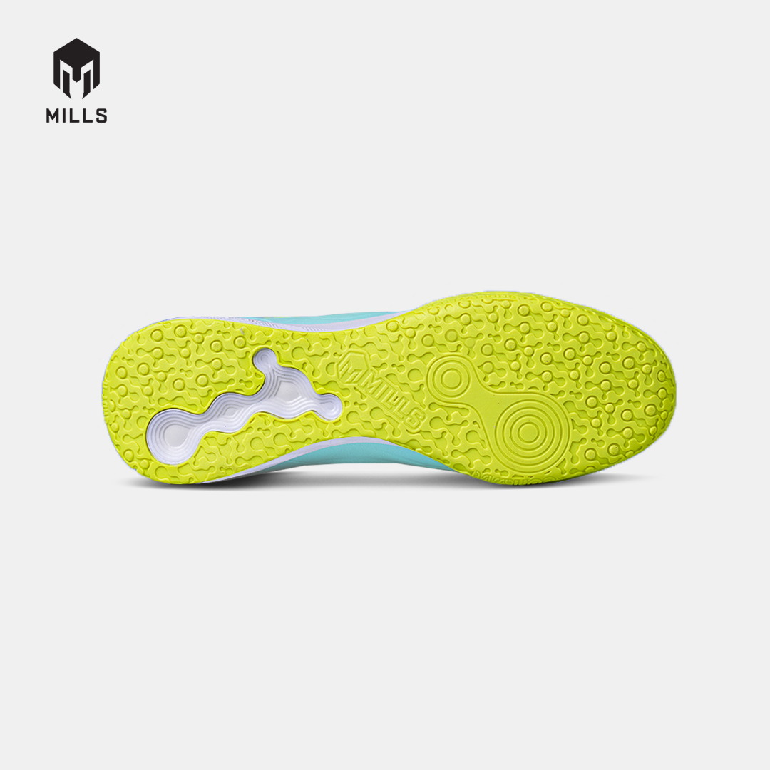 MILLS SEPATU FUTSAL ASTRO VIZARE M1.1 MATCH IN MISTY.TEAL/LASER.LIME 9405115