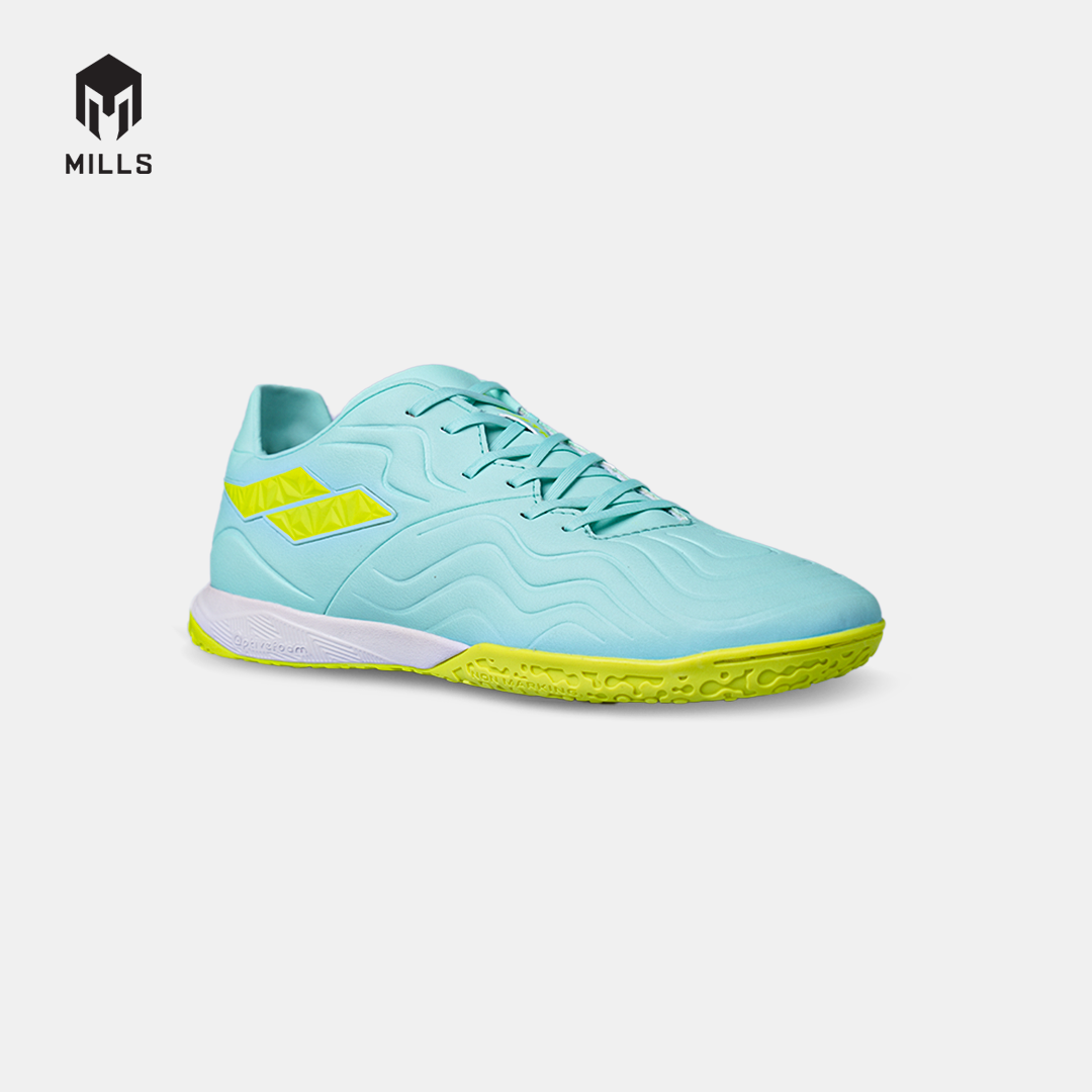 MILLS SEPATU FUTSAL ASTRO VIZARE M1.1 MATCH IN MISTY.TEAL/LASER.LIME 9405115