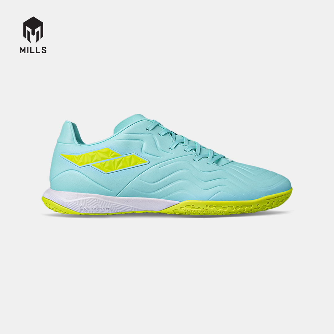 MILLS SEPATU FUTSAL ASTRO VIZARE M1.1 MATCH IN MISTY.TEAL/LASER.LIME 9405115