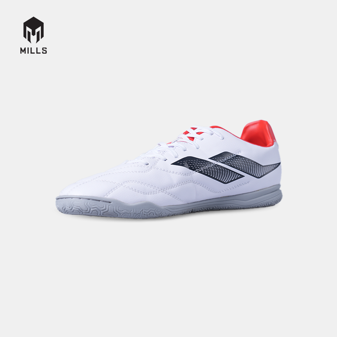 MILLS SEPATU FUTSAL ENZO IN WHITE/VIBRANT RED/PHANTOM BLACK 9405311