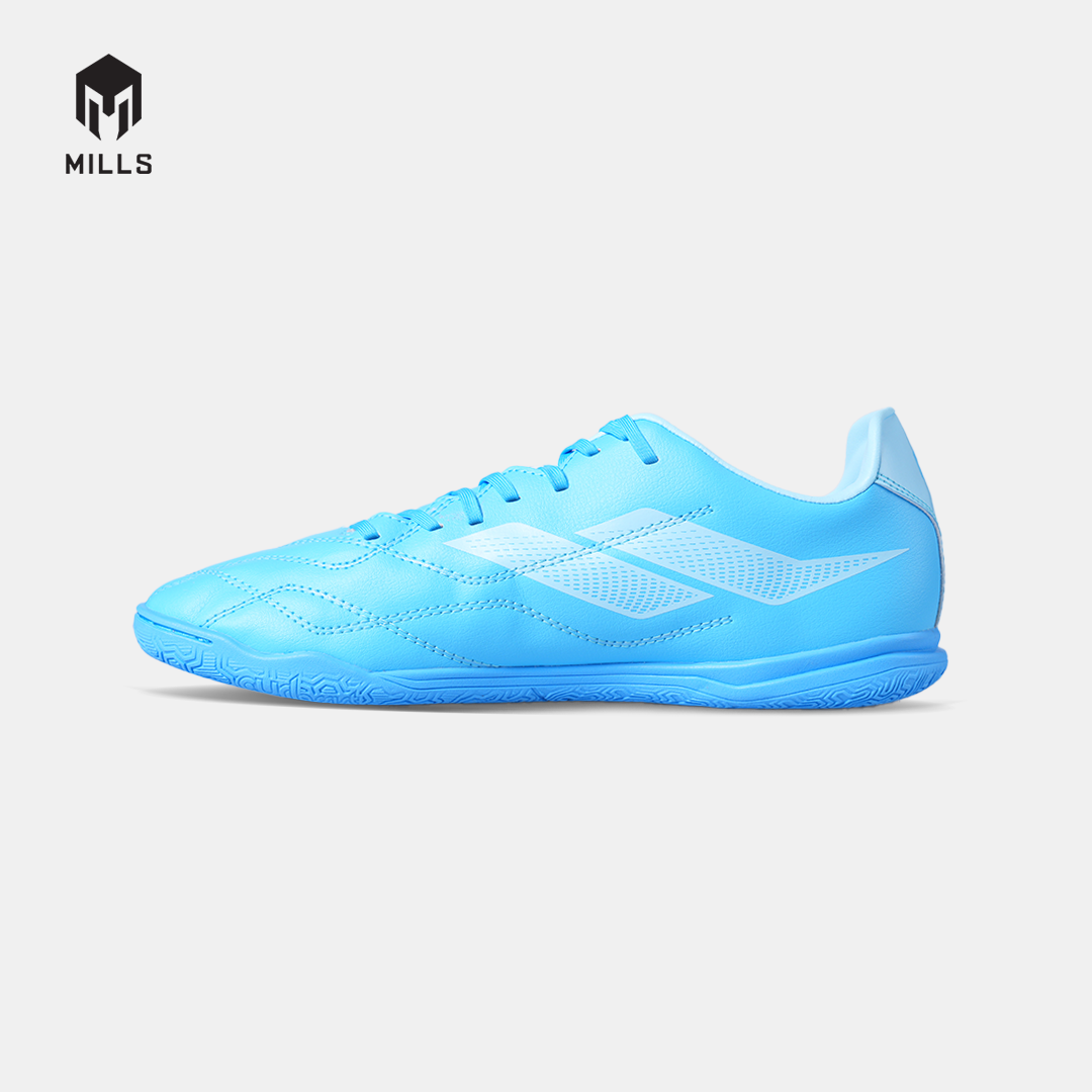 MILLS SEPATU FUTSAL ENZO IN WHITE/VIBRANT CYBER BLUE/AQUA BLUE 9405313