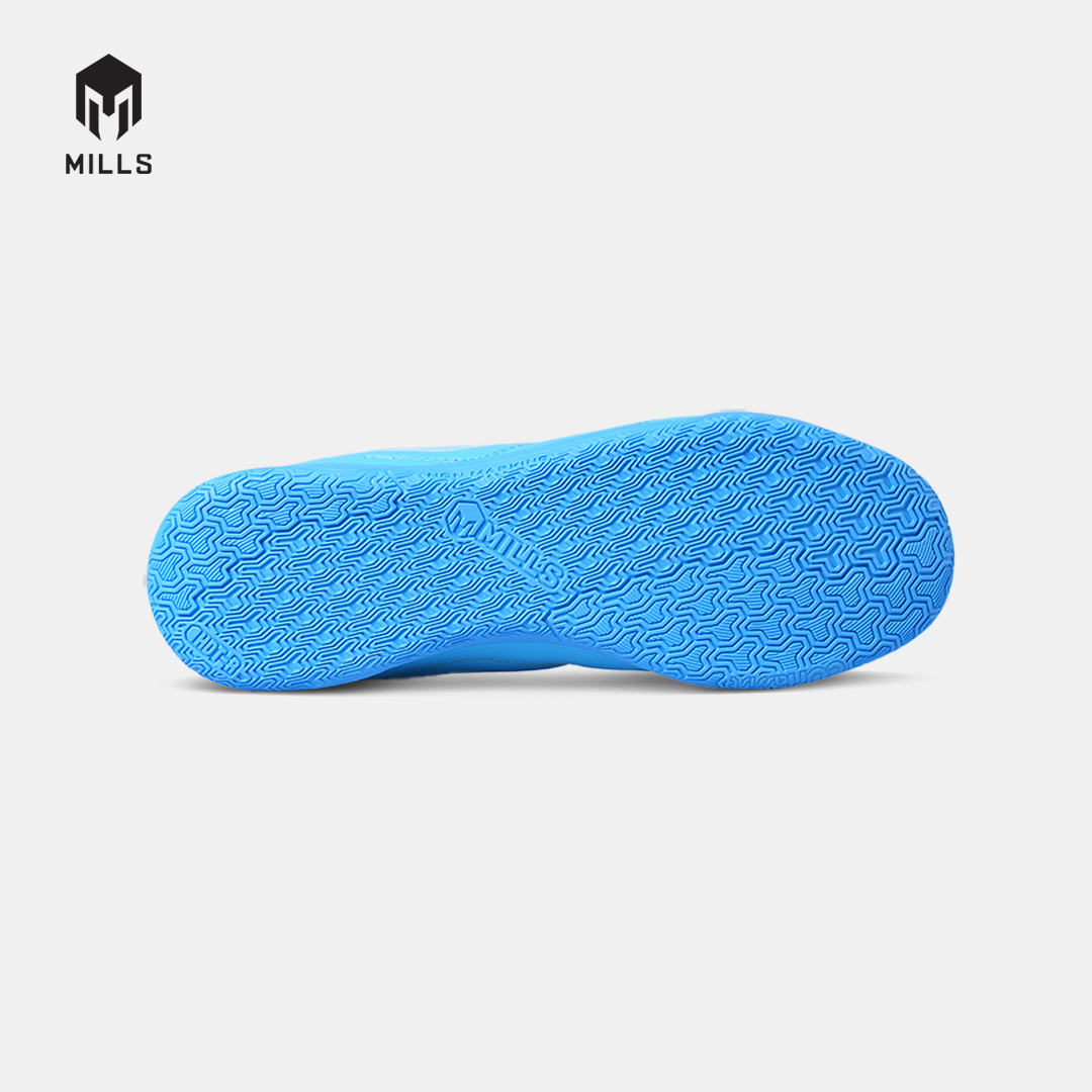 MILLS SEPATU FUTSAL ENZO IN WHITE/VIBRANT CYBER BLUE/AQUA BLUE 9405313
