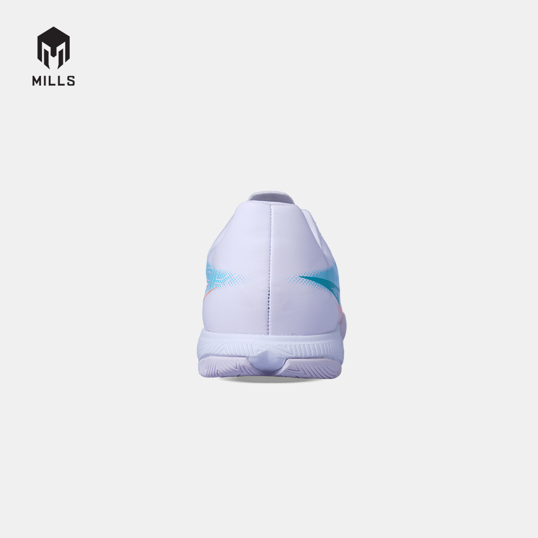 MILLS SEPATU FUTSAL XYCLOPS SPEEDFREAK M2.1 MATCH IN WHITE/JAVA.CYAN/FRESH.ORANGE 9408301