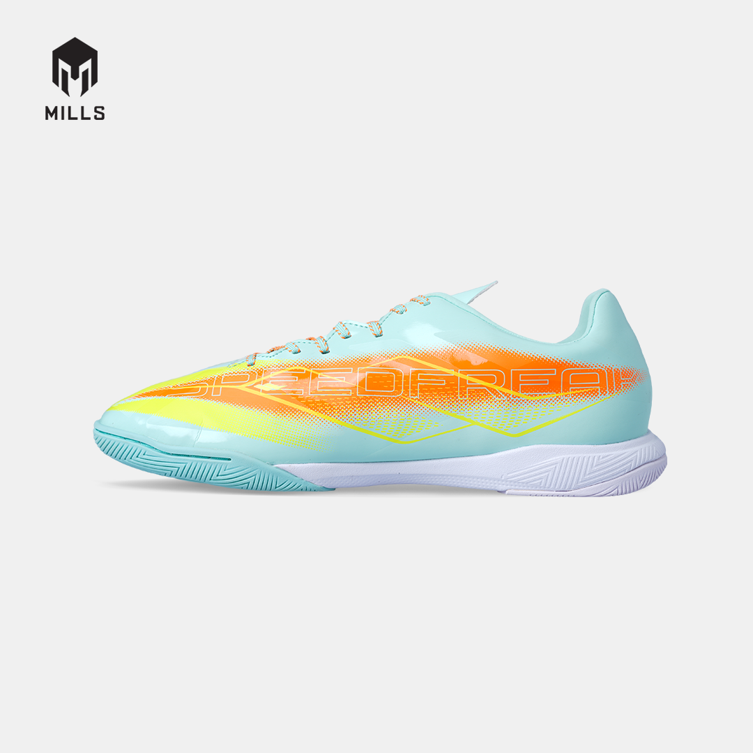 MILLS SEPATU FUTSAL XYCLOPS SPEEDFREAK M2.1 MATCH IN MISTY.TEAL/FRESH.ORANGE/LASER.LIME 9408303