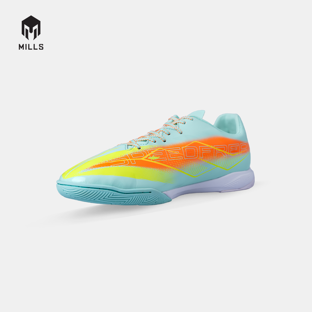 MILLS SEPATU FUTSAL XYCLOPS SPEEDFREAK M2.1 MATCH IN MISTY.TEAL/FRESH.ORANGE/LASER.LIME 9408303