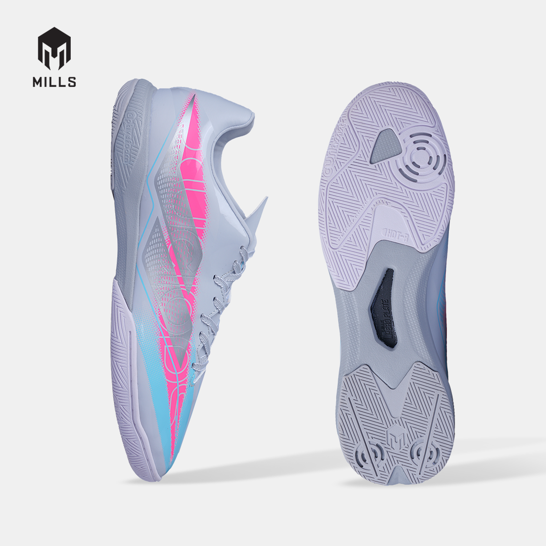 MILLS SEPATU FUTSAL XYCLOPS SPEEDFREAK M2.1 MATCH IN LITE.GREY/HOT.PINK/SILVER 9408304