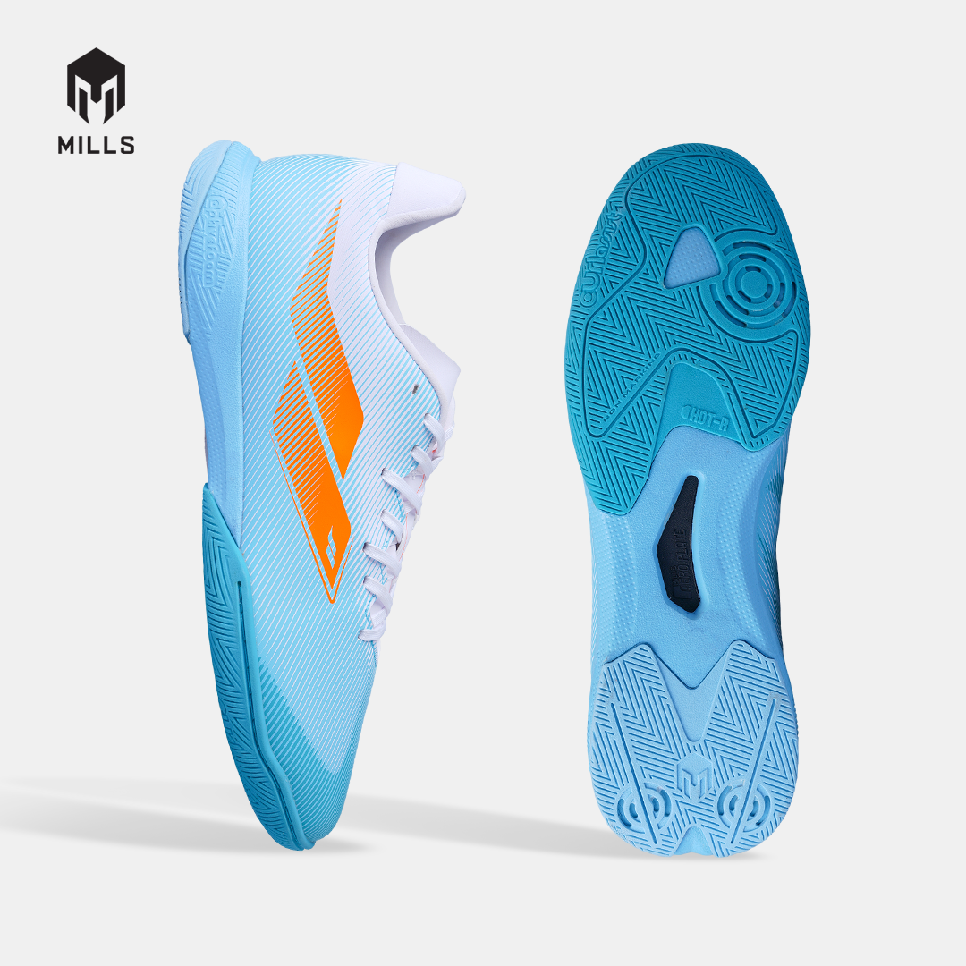 MILLS SEPATU FUTSAL XYCLOPS NITROACE M1.2 MATCH IN WHITE/AQUA.BLUE/JAVA.CYAN 9408501
