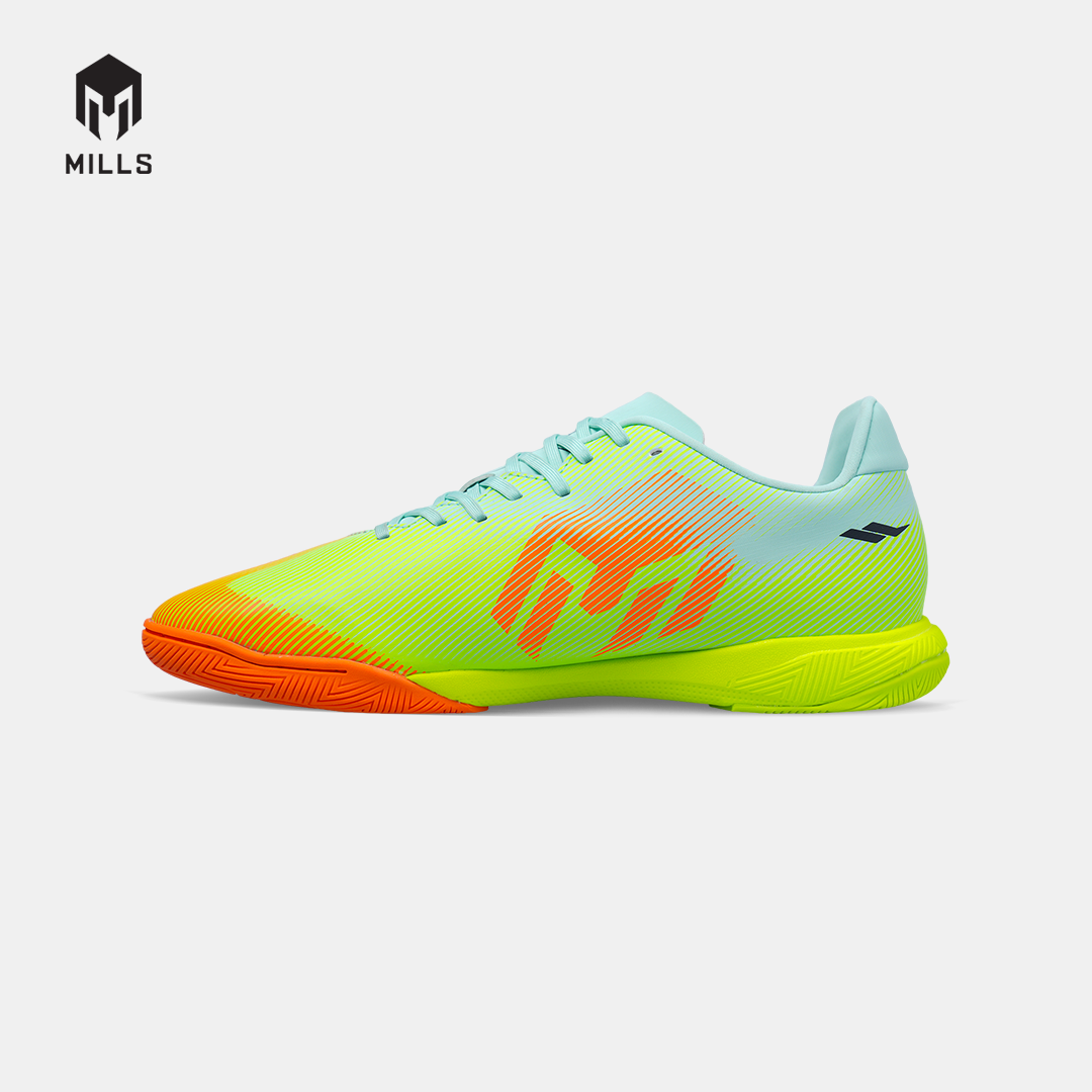 MILLS SEPATU FUTSAL XYCLOPS NITROACE M1.2 MATCH IN MISTY.TEAL/LASER.LIME/FRESH.ORANGE 9408503