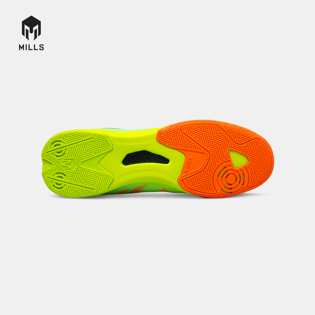 MILLS SEPATU FUTSAL XYCLOPS NITROACE M1.2 MATCH IN MISTY.TEAL/LASER.LIME/FRESH.ORANGE 9408503