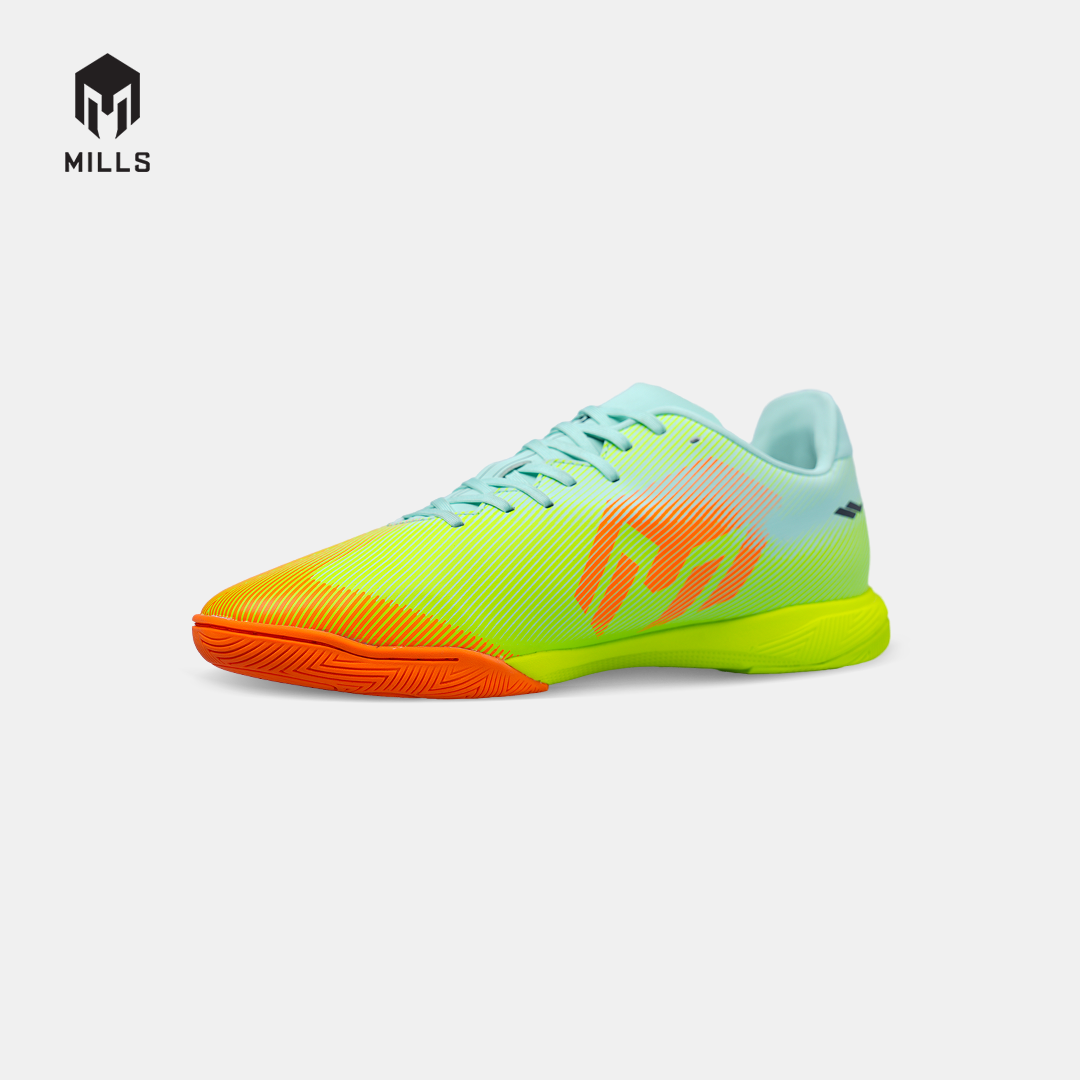 MILLS SEPATU FUTSAL XYCLOPS NITROACE M1.2 MATCH IN MISTY.TEAL/LASER.LIME/FRESH.ORANGE 9408503
