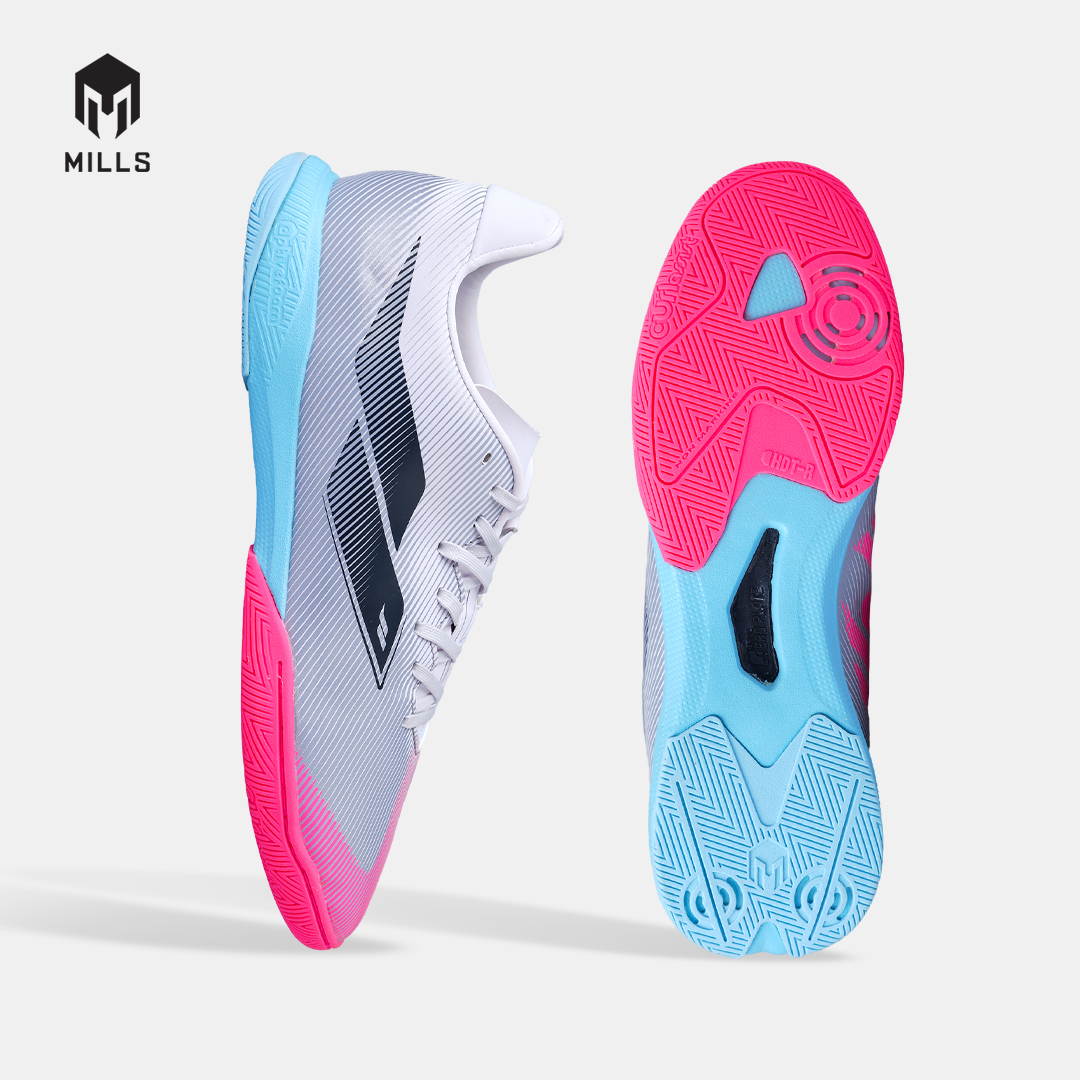 MILLS SEPATU FUTSAL XYCLOPS NITROACE M1.2 MATCH IN SILVER/LAVENDER/HOT.PINK 9408504