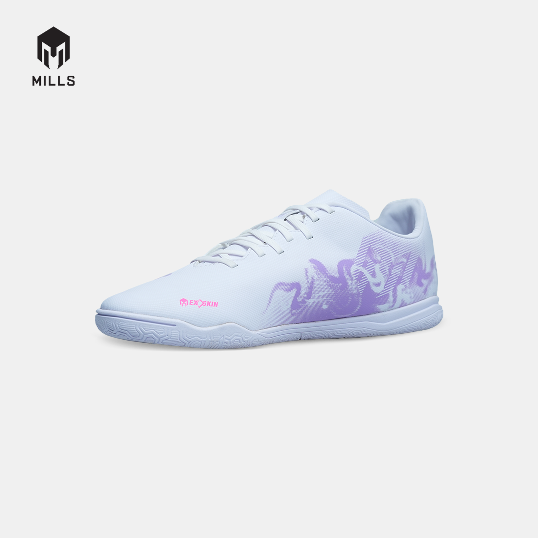 MILLS SEPATU FUTSAL AURA 2.0 IN WHITE/LAVENDER/HOT.PINK 9408601