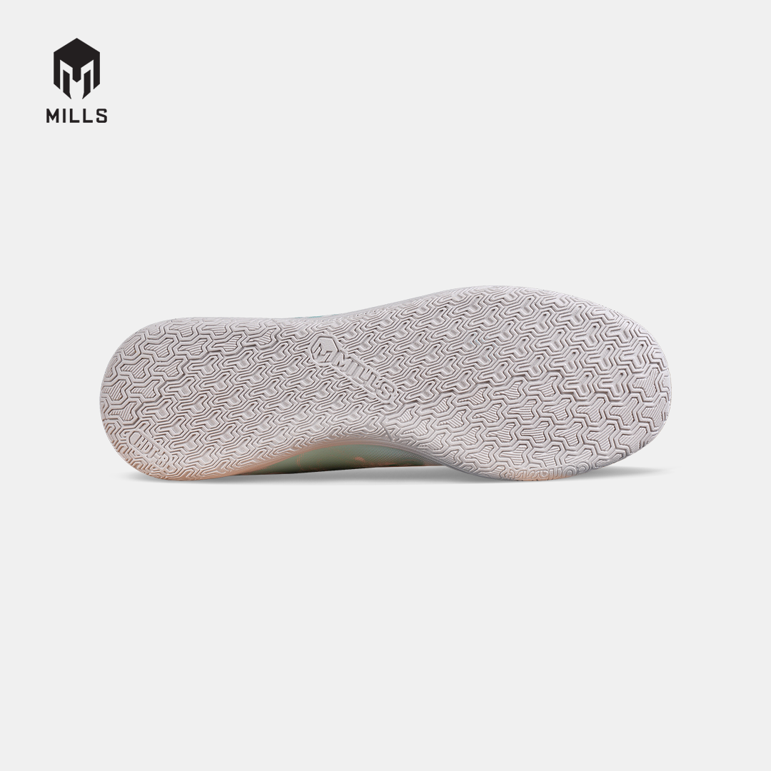 MILLS SEPATU FUTSAL AURA 2.0 IN OFF.WHITE/MISTY.TEAL/CYAN.BLUE 9408602