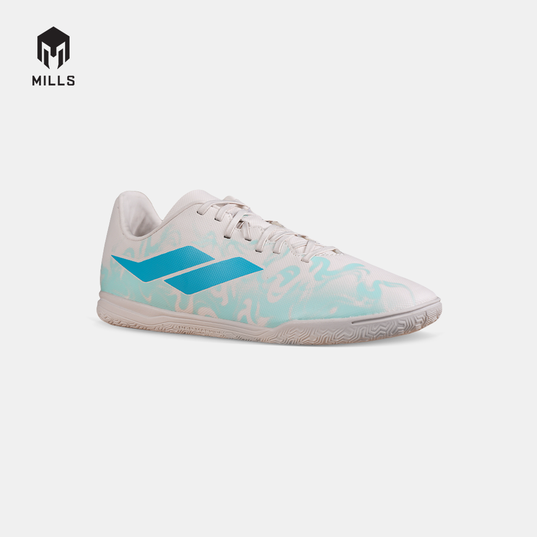 MILLS SEPATU FUTSAL AURA 2.0 IN OFF.WHITE/MISTY.TEAL/CYAN.BLUE 9408602