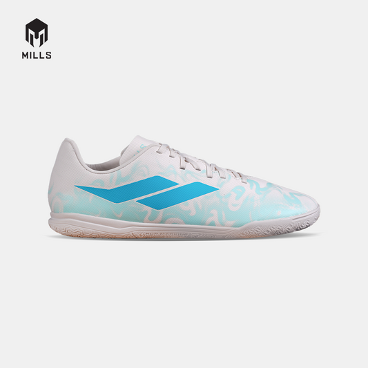 MILLS SEPATU FUTSAL AURA 2.0 IN OFF.WHITE/MISTY.TEAL/CYAN.BLUE 9408602