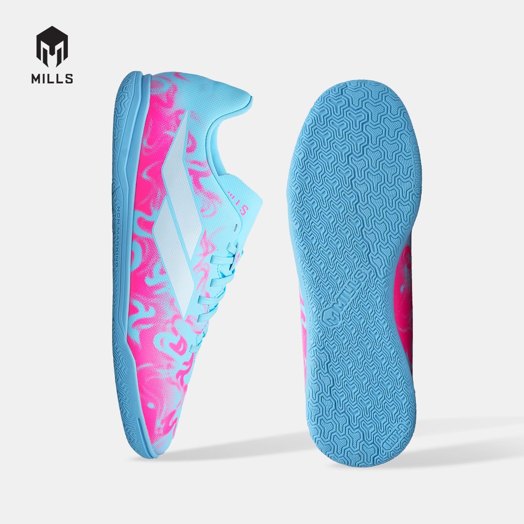 MILLS SEPATU FUTSAL AURA 2.0 IN AQUA.BLUE/HOT.PINK/WHITE 9408604
