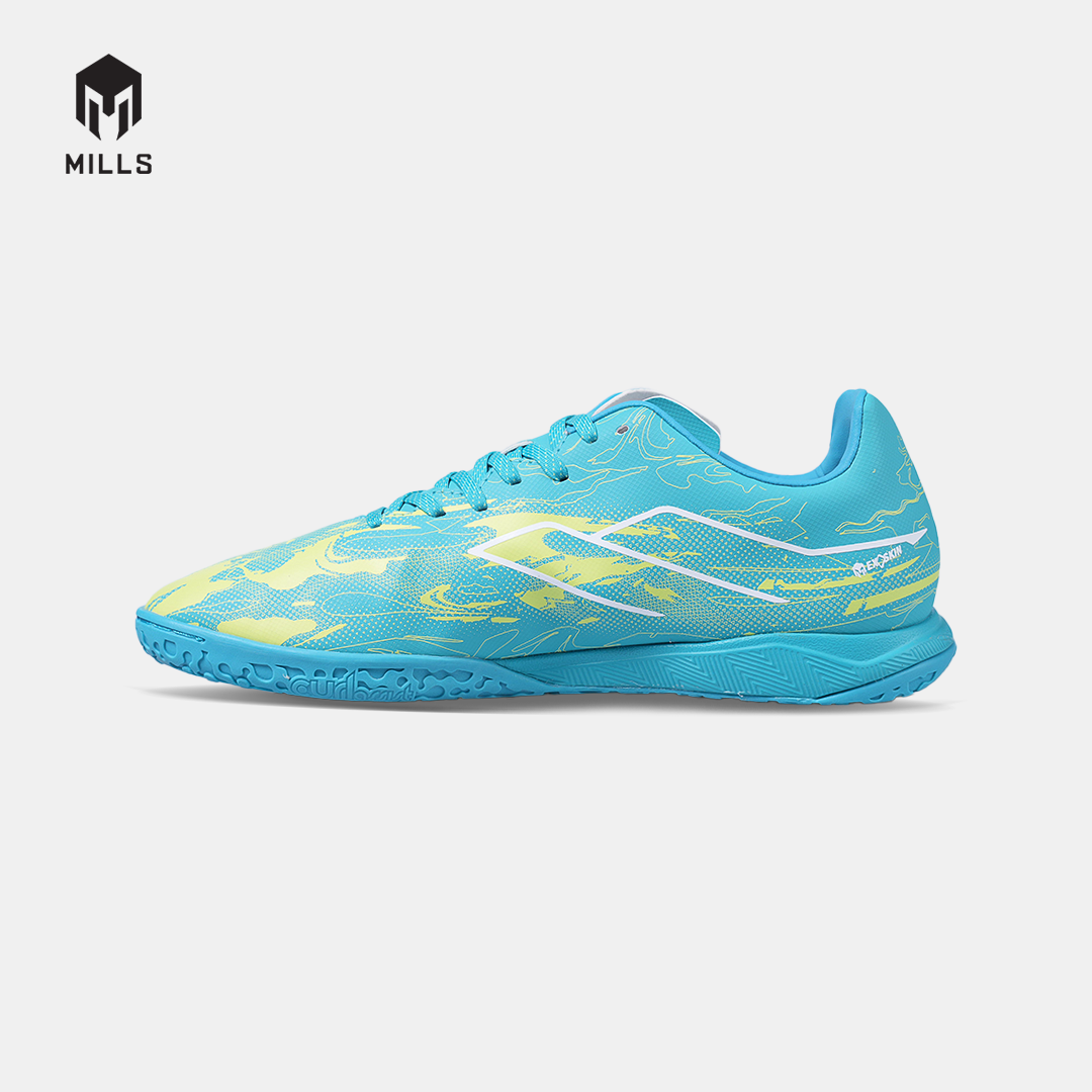 MILLS SEPATU FUTSAL NOUVA IN JAVA CYAN/GLOW LIME 9408806