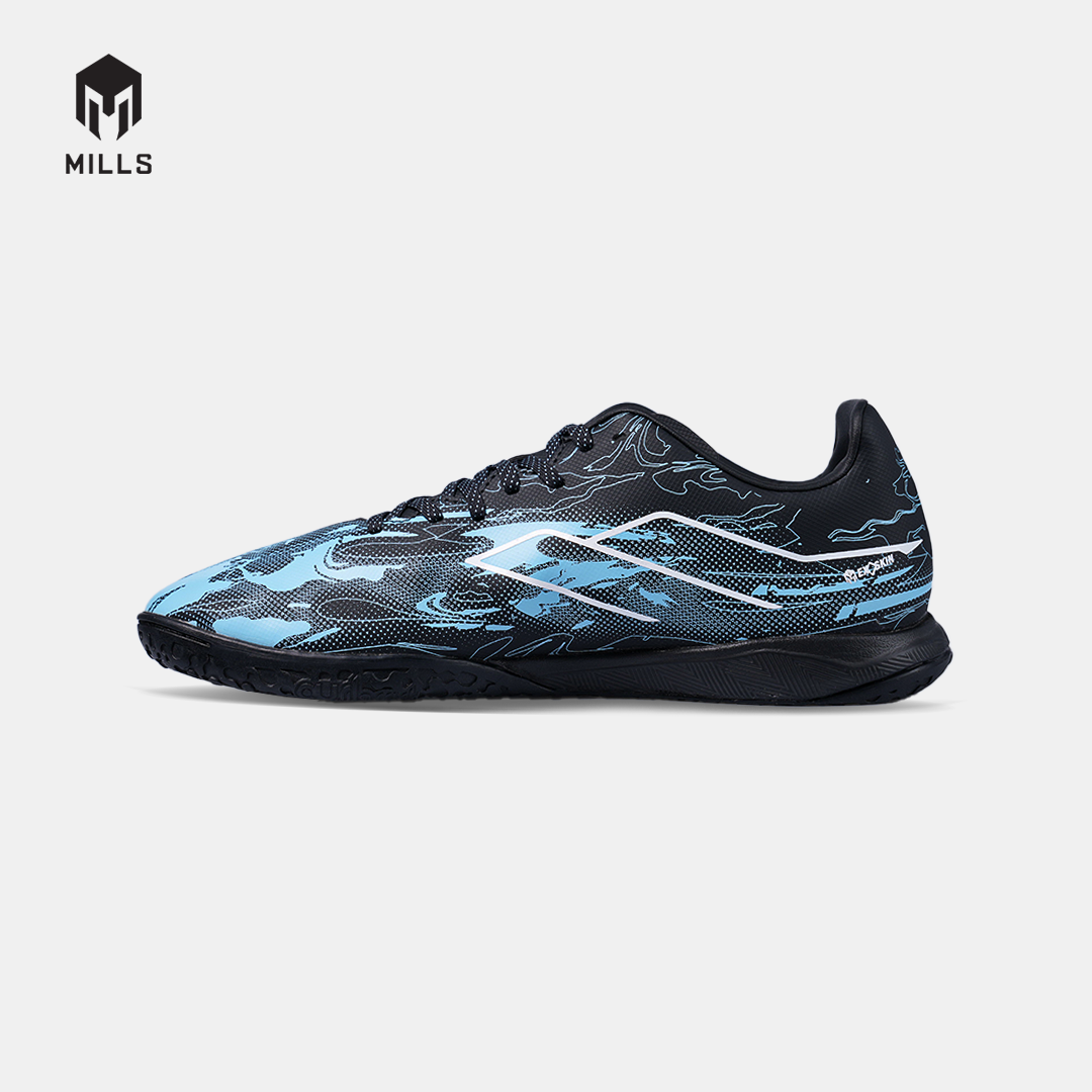MILLS SEPATU FUTSAL NOUVA IN PHANTOM BLACK/AQUA BLUE 9408807