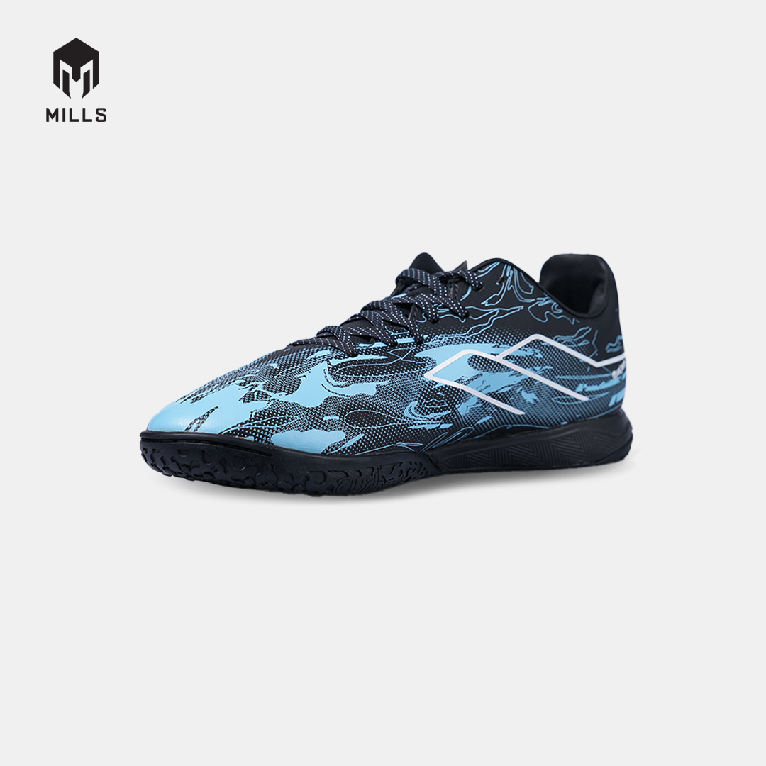 MILLS SEPATU FUTSAL NOUVA IN PHANTOM BLACK/AQUA BLUE 9408807
