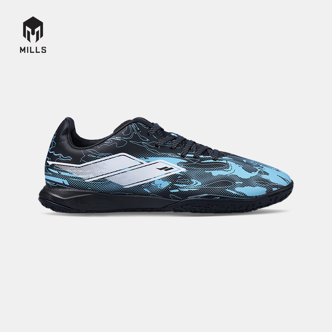 MILLS SEPATU FUTSAL NOUVA IN PHANTOM BLACK/AQUA BLUE 9408807