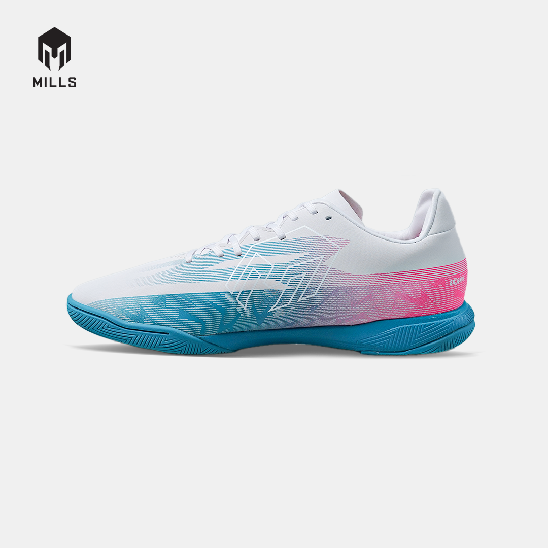MILLS SEPATU FUTSAL XYCLOPS NITROACE M2 MATCH IN COOL WHITE/ELECTRIC PINK/JAVA CYAN 9409102