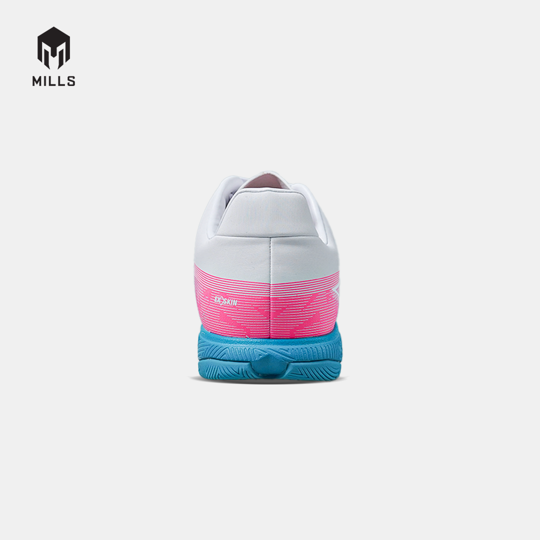 MILLS SEPATU FUTSAL XYCLOPS NITROACE M2 MATCH IN COOL WHITE/ELECTRIC PINK/JAVA CYAN 9409102