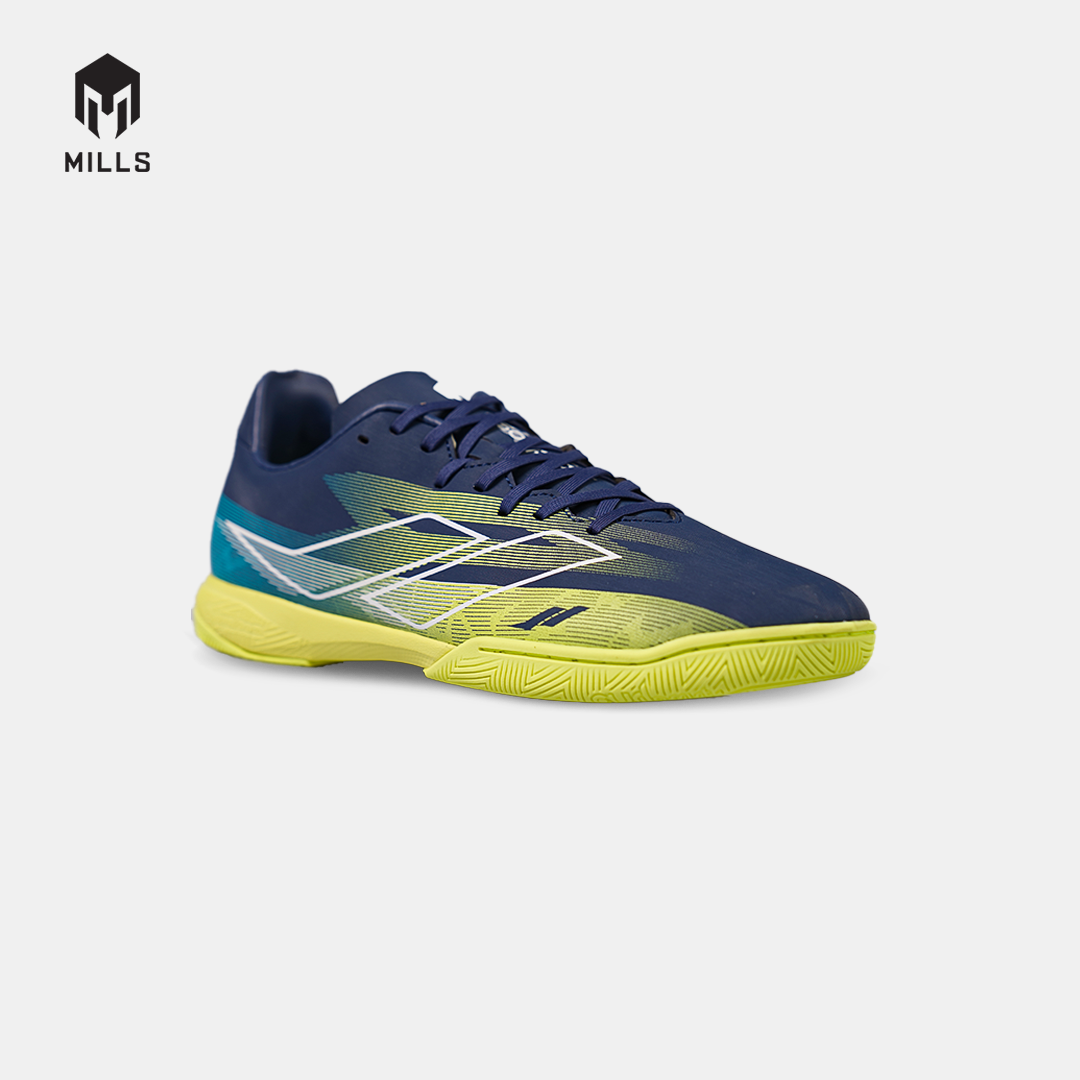 MILLS SEPATU FUTSAL XYCLOPS NITROACE M2 MATCH IN NAVY/GLOW LIME/JAVA CYAN 9409103