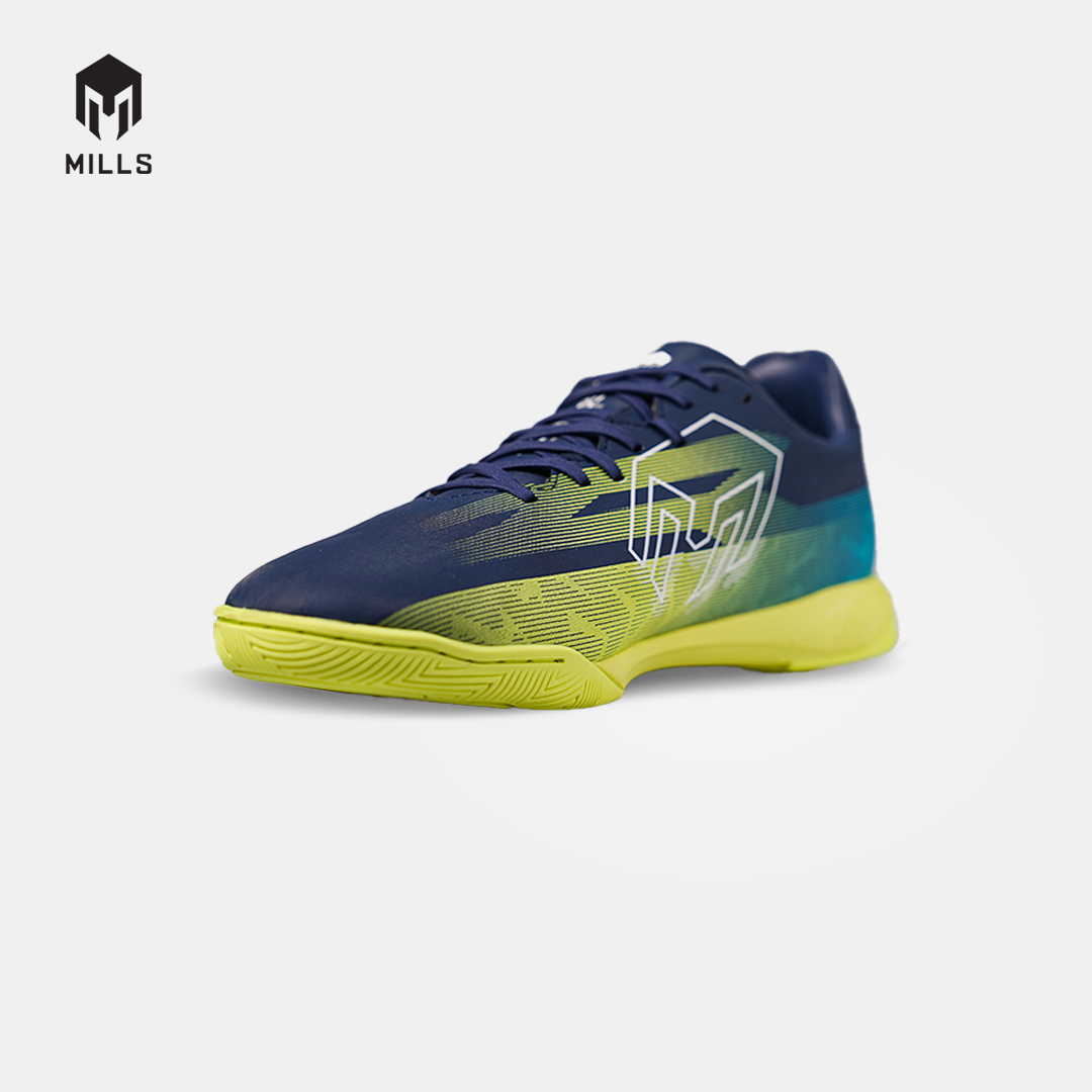 MILLS SEPATU FUTSAL XYCLOPS NITROACE M2 MATCH IN NAVY/GLOW LIME/JAVA CYAN 9409103