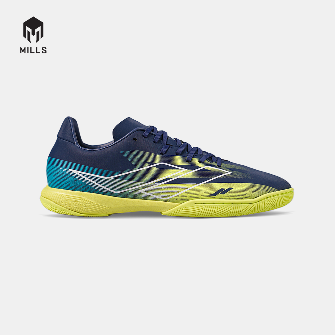 MILLS SEPATU FUTSAL XYCLOPS NITROACE M2 MATCH IN NAVY/GLOW LIME/JAVA CYAN 9409103