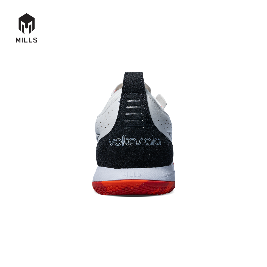 MILLS Sepatu Futsal Voltasala Pro Nemesis White Pearlize / Black / Warm Red 9500902