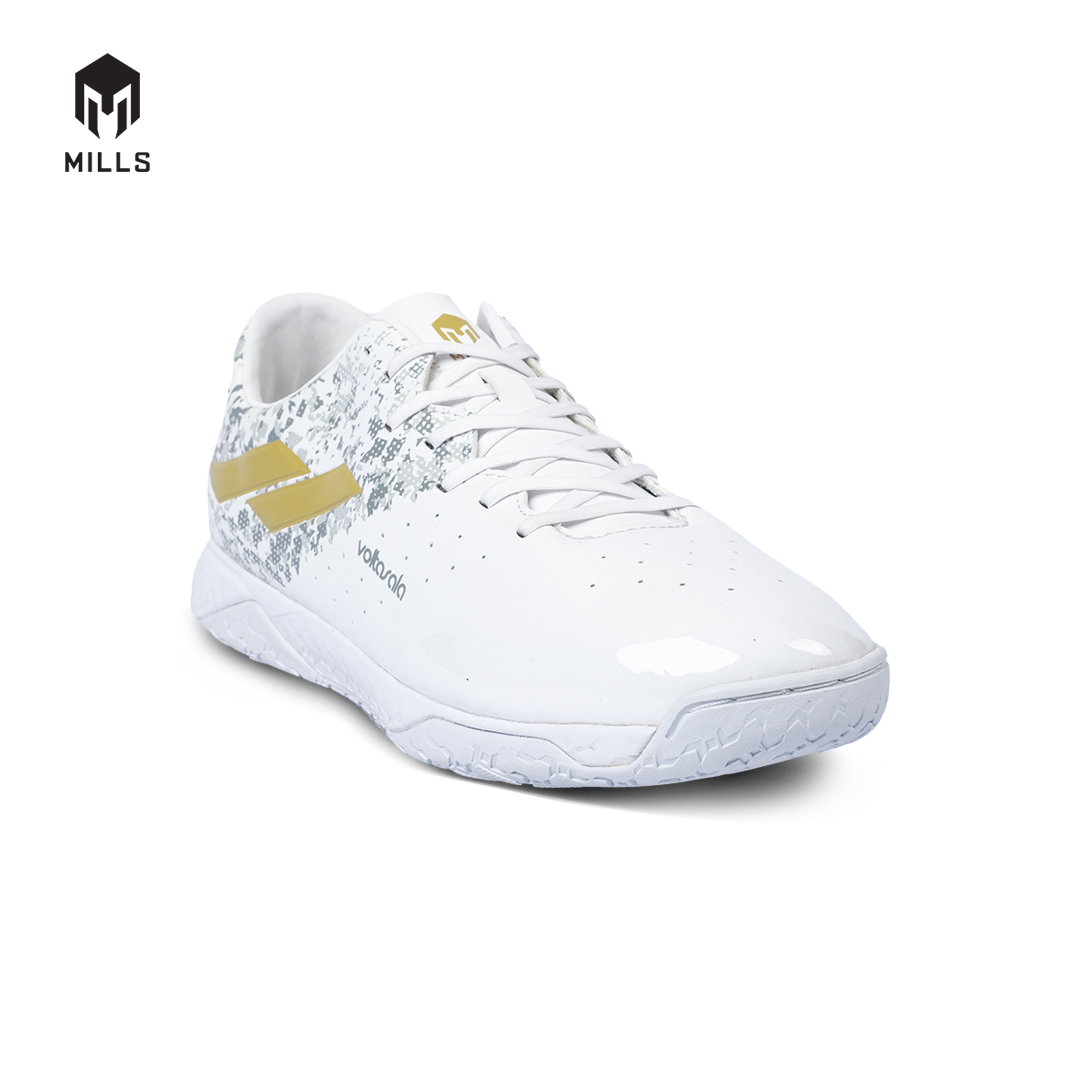 MILLS Sepatu Futsal Voltasala Heizt White / Gold 9501205