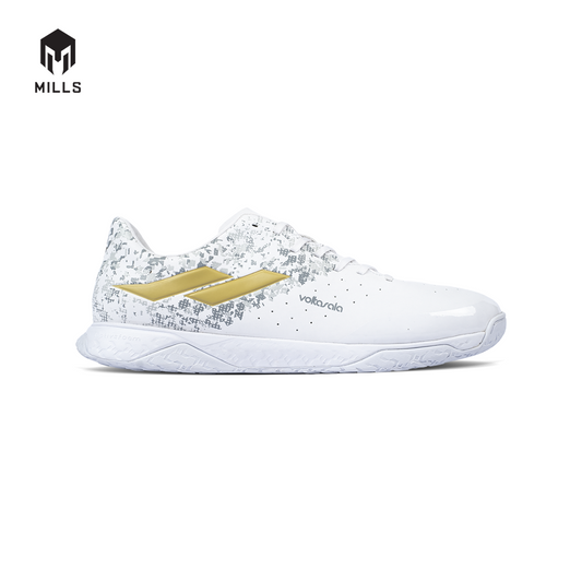 MILLS Sepatu Futsal Voltasala Heizt White / Gold 9501205