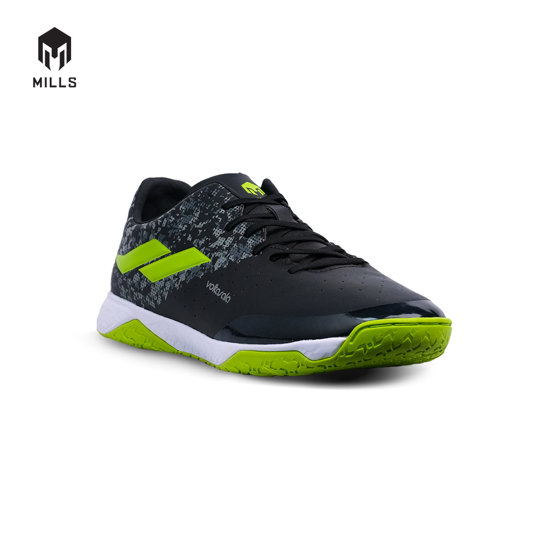 MILLS Sepatu Futsal Voltasala Heizt Black / Lime / White 9501206