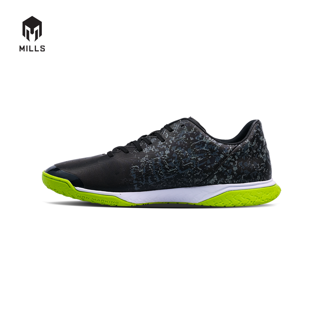 MILLS Sepatu Futsal Voltasala Heizt Black / Lime / White 9501206