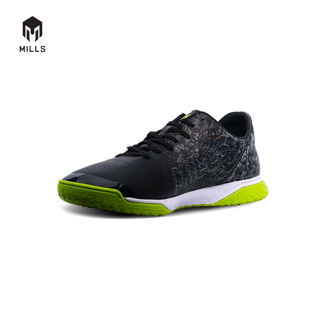 MILLS Sepatu Futsal Voltasala Heizt Black / Lime / White 9501206