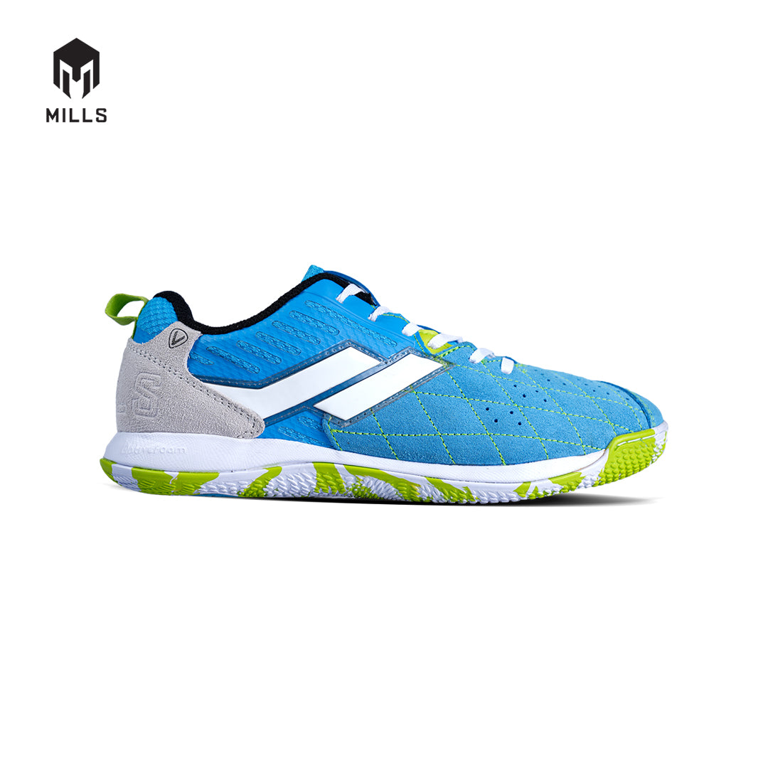 MILLS Sepatu Futsal Voltasala Pro Mephisto Ocean. Blue / White / Neon 9501401