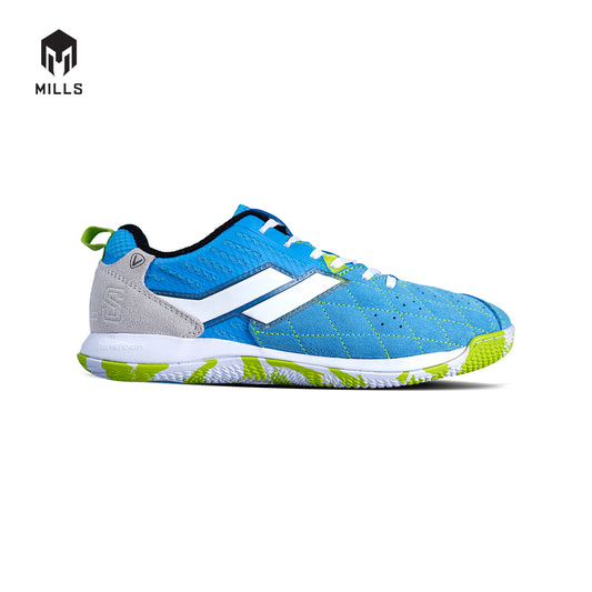 MILLS Sepatu Futsal Voltasala Pro Mephisto Ocean. Blue / White / Neon 9501401