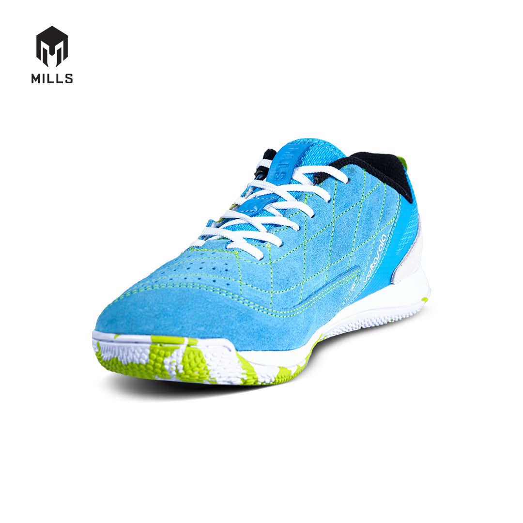 MILLS Sepatu Futsal Voltasala Pro Mephisto Ocean. Blue / White / Neon 9501401