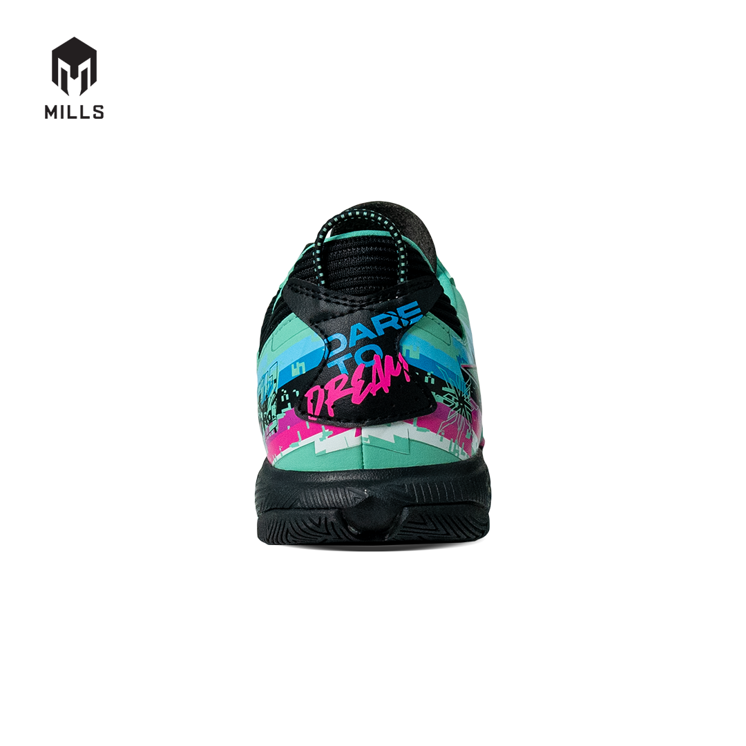 MILLS Sepatu Futsal Voltasala Pro Apex BBS Elite Spare Mint / Black / Magenta / Blue 9501703