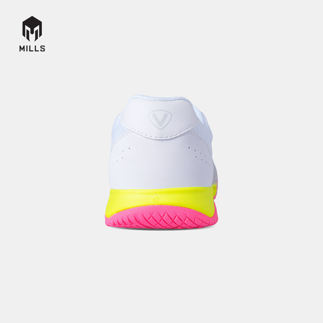 MILLS SEPATU FUTSAL VOLTASALA ARION M2 SUEDE WHITE/FLASH.YELLOW/HOT.PINK 9502403