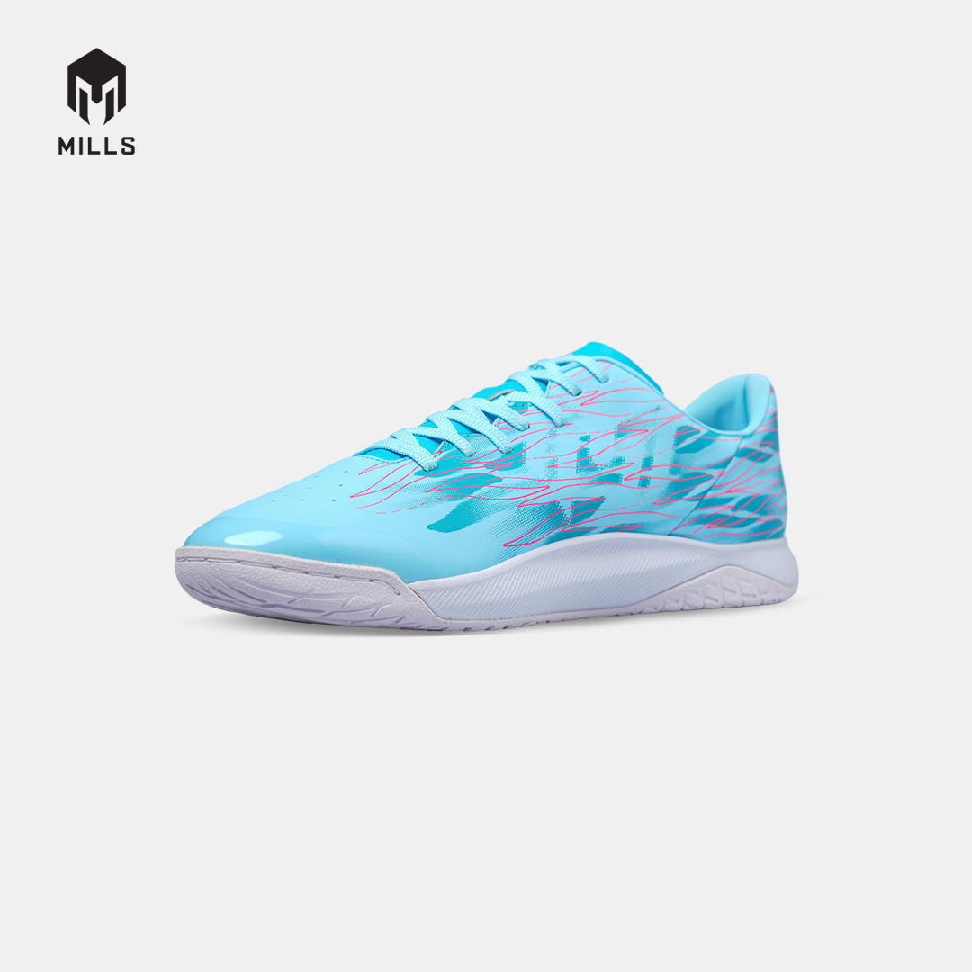 MILLS SEPATU FUTSAL VOLTASALA FLARE AQUA.BLLUE/JAVA.CYAN/WHITE 9502503