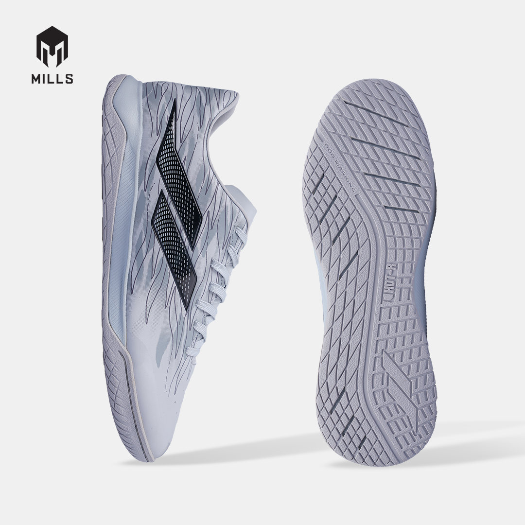 MILLS SEPATU FUTSAL VOLTASALA FLARE LITE.GREY/GREY/BLACK 9502504