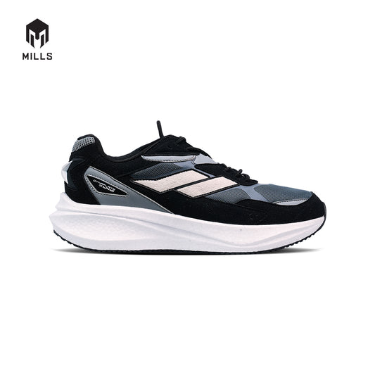 MILLS Sepatu Lifestyle Revolt Dynaplate Alpha Black / Lt Grey / White 9702002