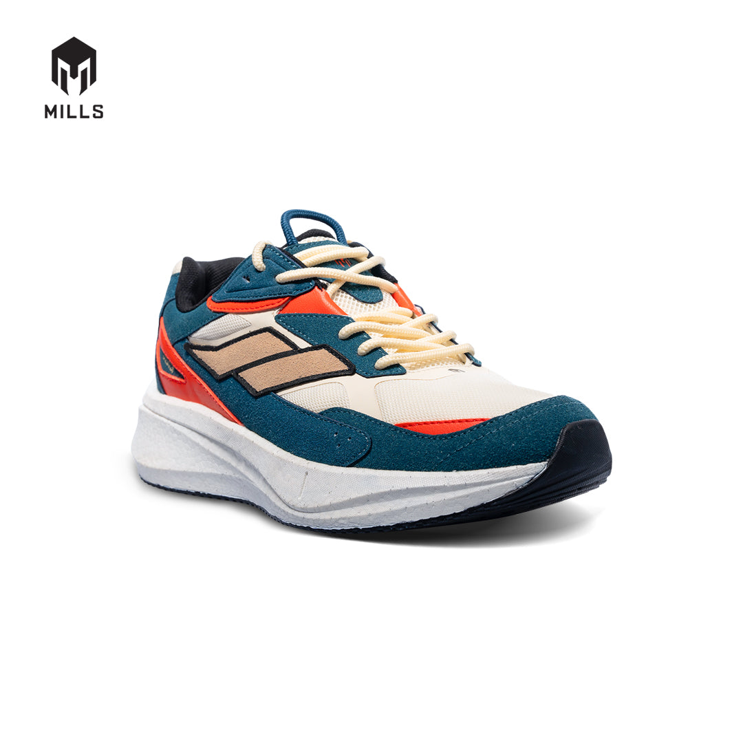 MILLS Sepatu Lifestyle Revolt Dynaplate Alpha Blue / Orange / White 9702004