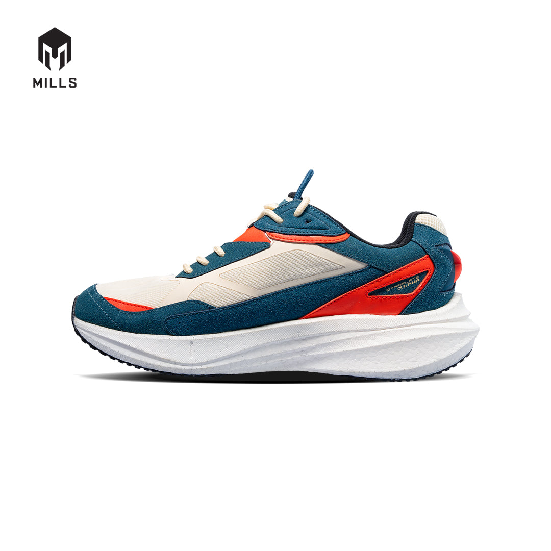 MILLS Sepatu Lifestyle Revolt Dynaplate Alpha Blue / Orange / White 9702004